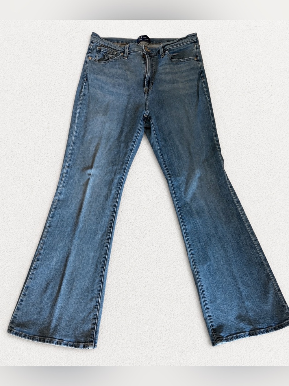 GAP Factory Denim ‘70s Flare Jeans | Women’s Size 16 / 33R | Medium Wash